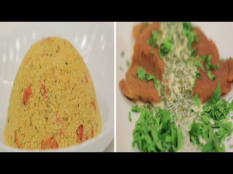 كبدة بانيه بصوص الكريمة وكينا بالطماطم الشيري