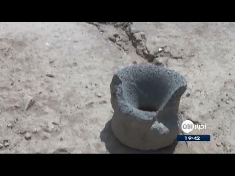 بالفيديو دمار كبير أحدثه داعش في موقع تل عربان الأثري في ريف الحسكة