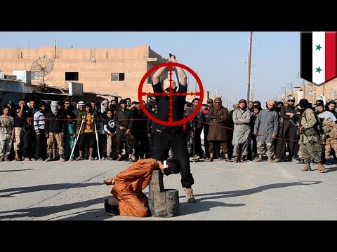 قناص بريطاني من وحدات القوة الجوية الخاصة يقنص رئيس الجلادين في داعش