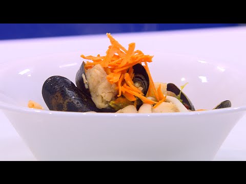 طريقة عمل شوربة سي فود بالجزر