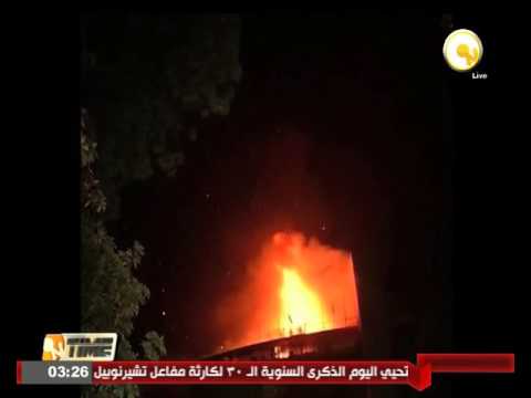 بالفيديو السيطرة على حريق هائل شب في مبنى متحف التاريخ الطبيعي
