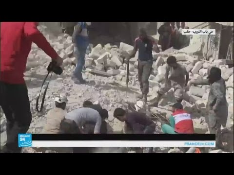 شاهد استمرار القصفق على حلب مع وصول مفاوضات جنيف إلى طريق مسدود