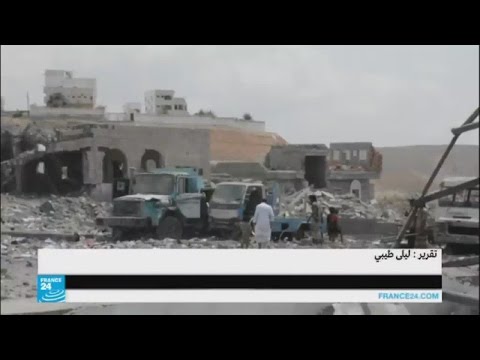 شاهد تواصل المعارك والانفجارات في اليمن