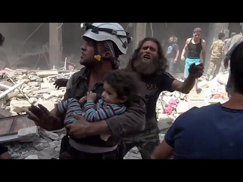 بالفيديو 200 قتيل في حلب في اسبوع من القصف الجوي للفوات الحكومية السورية