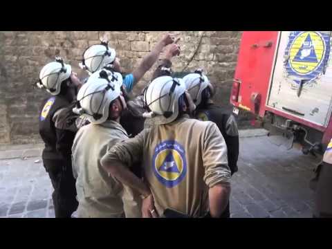 بالفيديو  طيران الأسد يصعّد من غاراته على حلب وريفها
