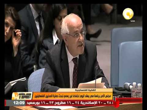 شاهد مجلس الأمن يعقد اجتماعا غير رسمي لبحث حماية المدنيين الفلسطينيين