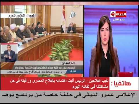 السيسي يوافق على تأجيل سداد ديون الفلاحين