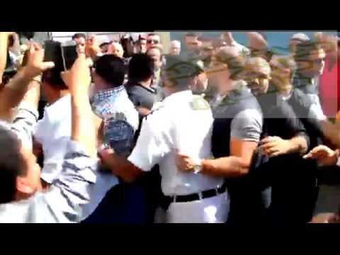 بالفيديو مواطن يحاول اقتحام حراسة عبد الفتاح السيسي