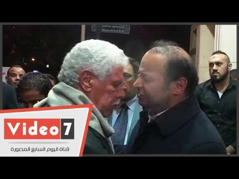 شحاتة وميدو يشاركان في عزاء يوسف محيى