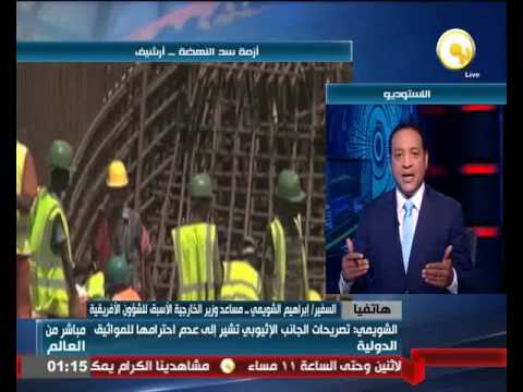 بالفيديو إبراهيم الشويمي يؤكّد أن تصريحات اثيوبيا تشير إلى عدم احترام المواثيق