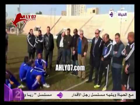 رئيس الزمالك يضع خطة المباريات بصورة طريفة