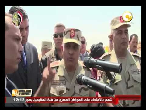 وزير الدفاع  المصري يتفقد إجراءات تفتيش الحرب لإحدى تشكيلات الجيش الثالث الميداني
