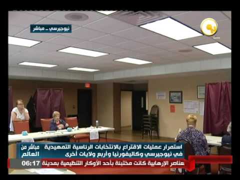شاهد استمرار عمليات الاقتراع في الانتخابات الرئاسية في نيوجيرسي