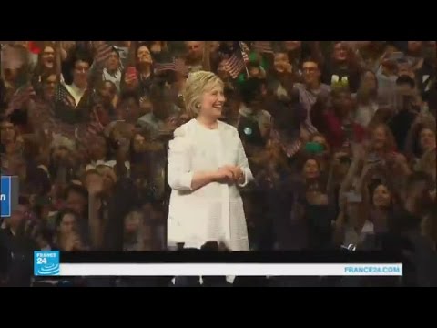 كلينتون تعلن فوزها بترشيح الحزب الديمقراطي الأميركي للرئاسة