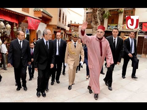 بالفيديو الملك محمد السادس يزور عددا من المواقع التاريخية