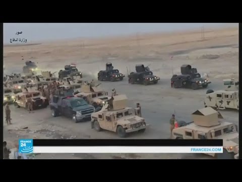 القوات العراقية تتقدم باتجاه الموصل