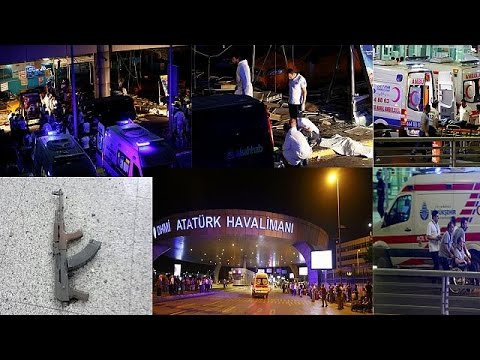 عشرات القتلى والجرحى في تفجيرين انتحاريين في مطار اسطنبول الدولي