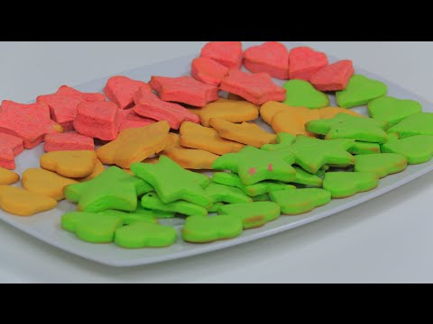 طريقة عمل بسكويت ملون