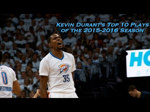أبرز 10 كرات لـكيفن ديورانت في موسم 20152016 من الـ nba