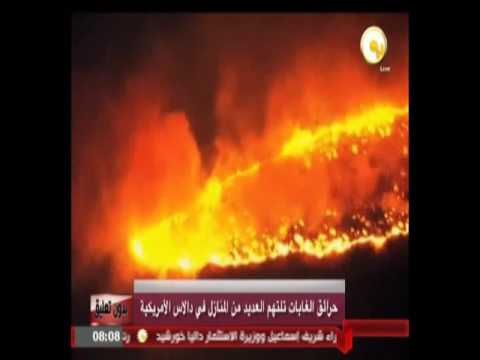 حرائق الغابات تلتهم العديد من المنازل في دالاس الأميركية