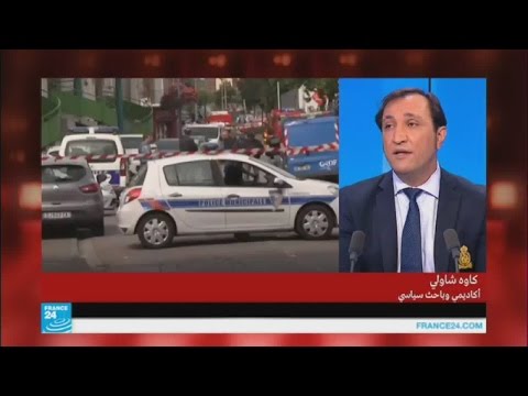 بالفيديو محتجزا الرهائن في الكنيسة أعلنا مبايعتهما لتنظيم داعش