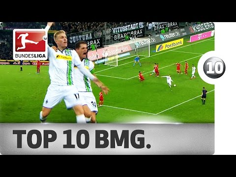 أفضل 10 أهداف لبوروسيا مونشنغلادباخ في البوندزليغا