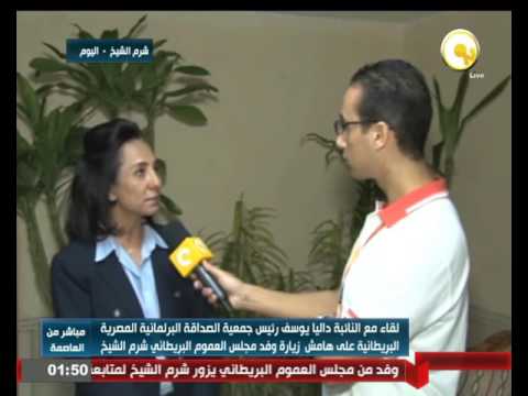 لقاء مع النائبة في البرلمان المصري داليا يوسف