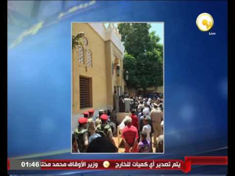 أهالي قرية كوم بدار في سوهاج يشيعون شهيد سيناء