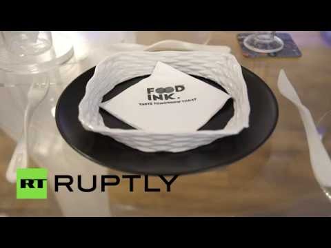 افتتاح أول مطعم مطبوع في العالم في العاصمة البريطانية لندن