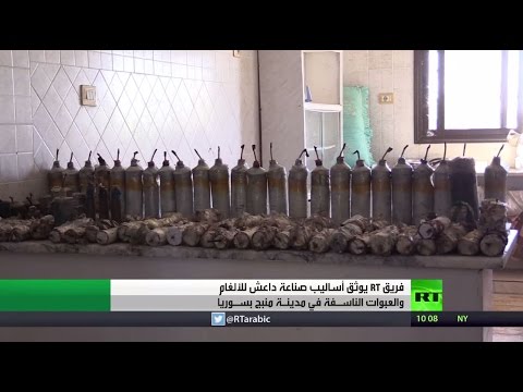 بالفيديو داعش يزرع الألغام في أحياء منبج ومزارعها في سورية