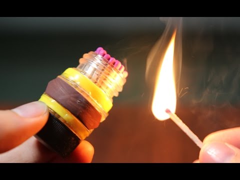 حيل ذكية يمكنك تنفيذها بأعواد الكبريت