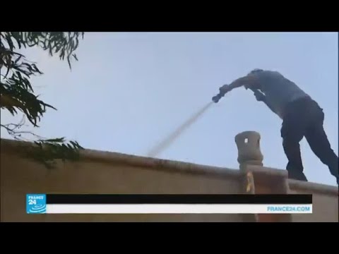 بالفيديو غارات جوية تستهدف مدينة إدلب السورية