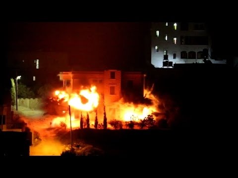 الجيش الاسرائيلي يهدم منزل فلسطيني قتل فتاة اسرائيلية اميركية