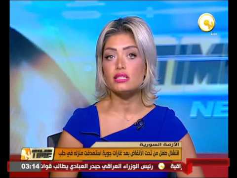 شاهد لحظة انتشال طفل من تحت الأنقاض في سورية