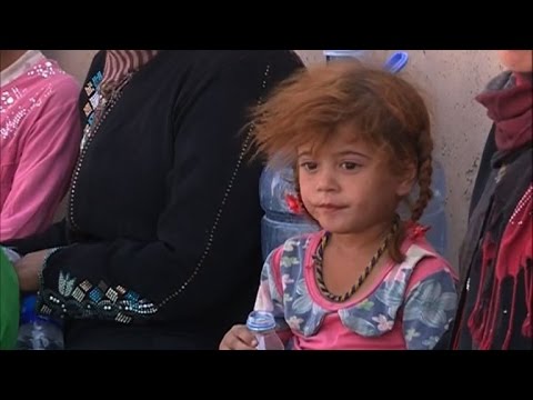 عراقيون نازحون من مدينة الحويجة يجدون ملجأ لهم في كركوك