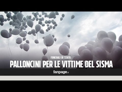 إيطاليا تطلق البالونات البيضاء في السماء على 242 ضحية الزلزال