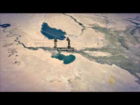خريطة المعارك بين القوات العراقية وتنظيم داعش