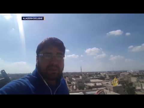 طائرات الجيش السوري تقصف غرب مدينة درعا