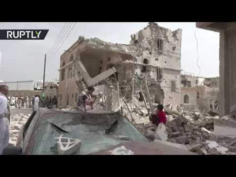 عشرات الغارات للتحالف العربي على العاصمة اليمنية صنعاء