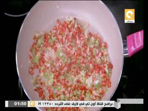بالفيديو  طريقة عمل أومليت بالخضار دايت
