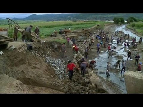 كوريا الشمالية قد تواجه كارثة إنسانية جراء الفيضانات