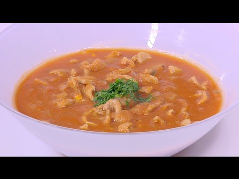 طريقة عمل كرشة بالصلصة و الحمص