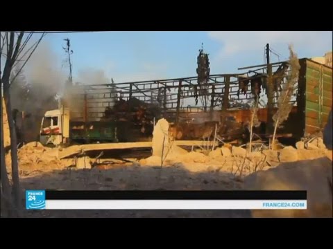 تساؤلات حول المسؤول عن قصف قافلة المساعدات الإنسانية في ريف حلب