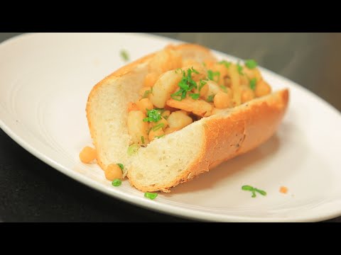 بالفيديو سندوتش جمبري بالحمص