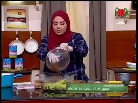 طريقة عمل  كوسه محشيه بالبشاميل وأرز بالخلطة واللحمة المفرومة
