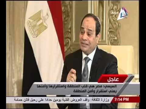 الرئيس السيسي يوجّه كلمة للشعب المصري