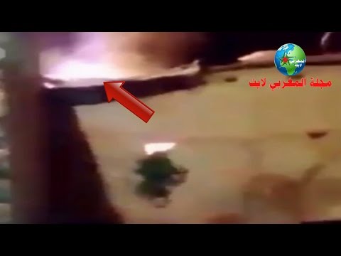 أنبوبة غاز تنفجر في وجه فتاة أثناء تصويرها لحادثة منزلية