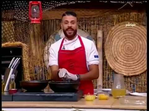 طاجن جمبري بالفريكمكرونة بالجمبري