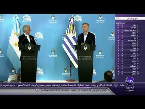 رئيس الأرجنتين يتحدث عن طرد لويس سواريز