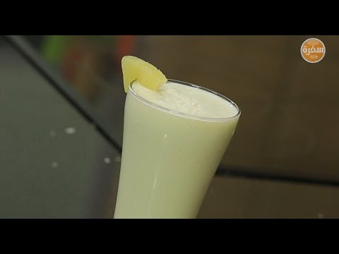 طريقة عمل سموذي أناناس